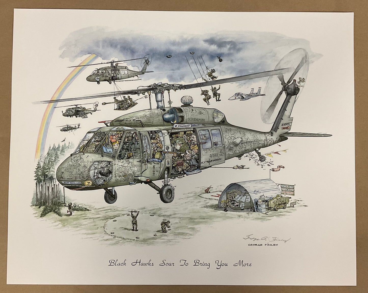 George Finley Print Black Hawk
