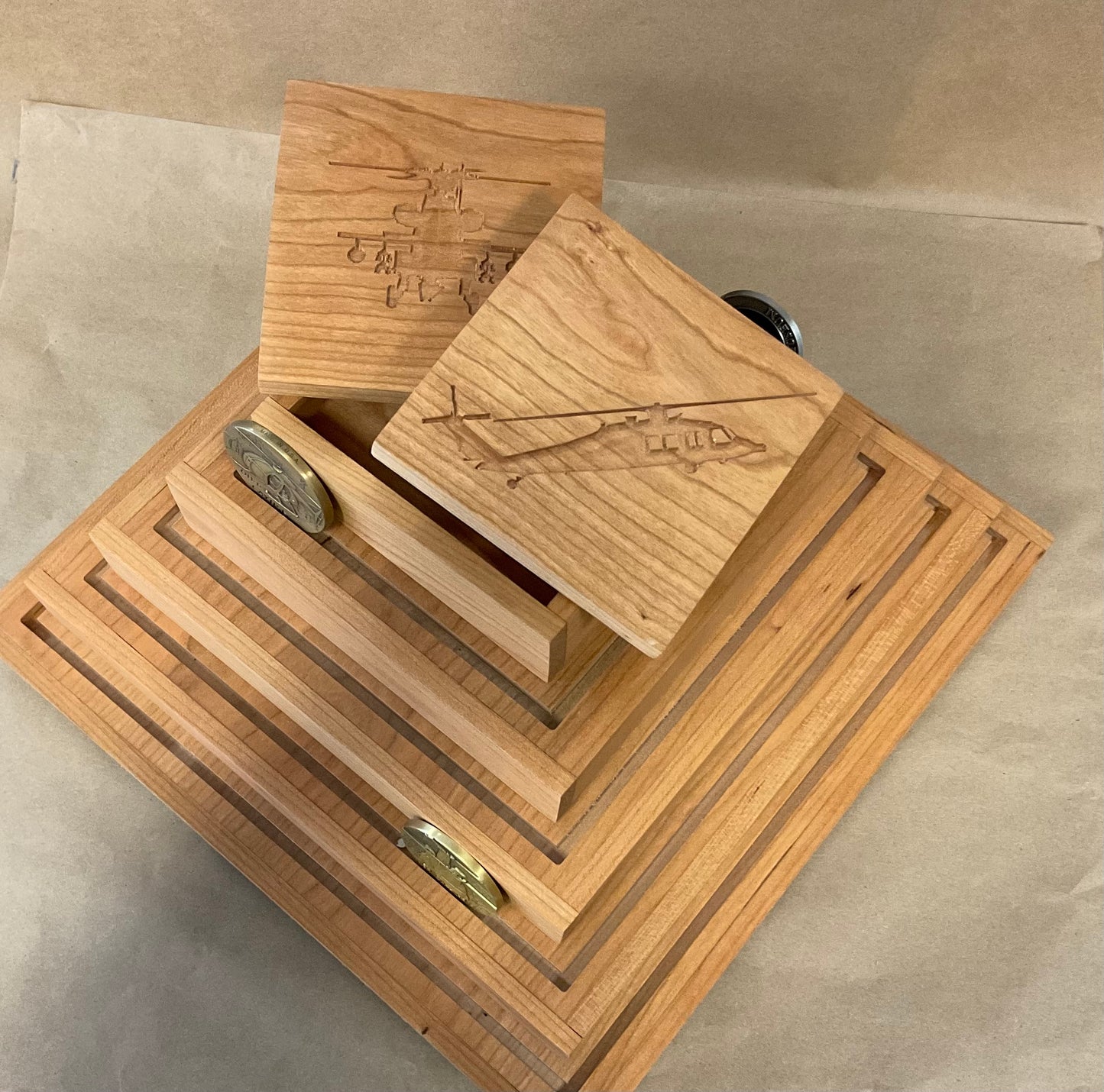 Pyramid Coin Holder