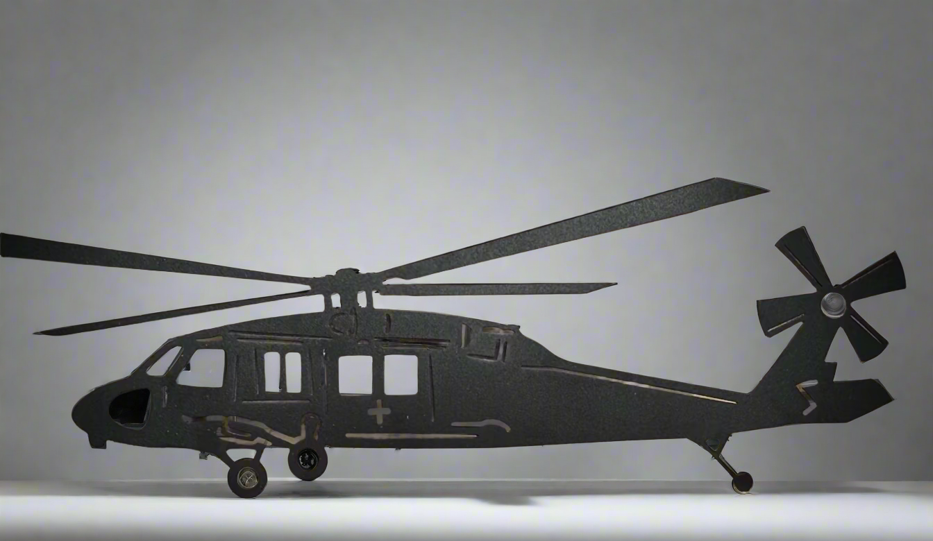 METAL Aircrafts for Red White and Blue and Torched Flags