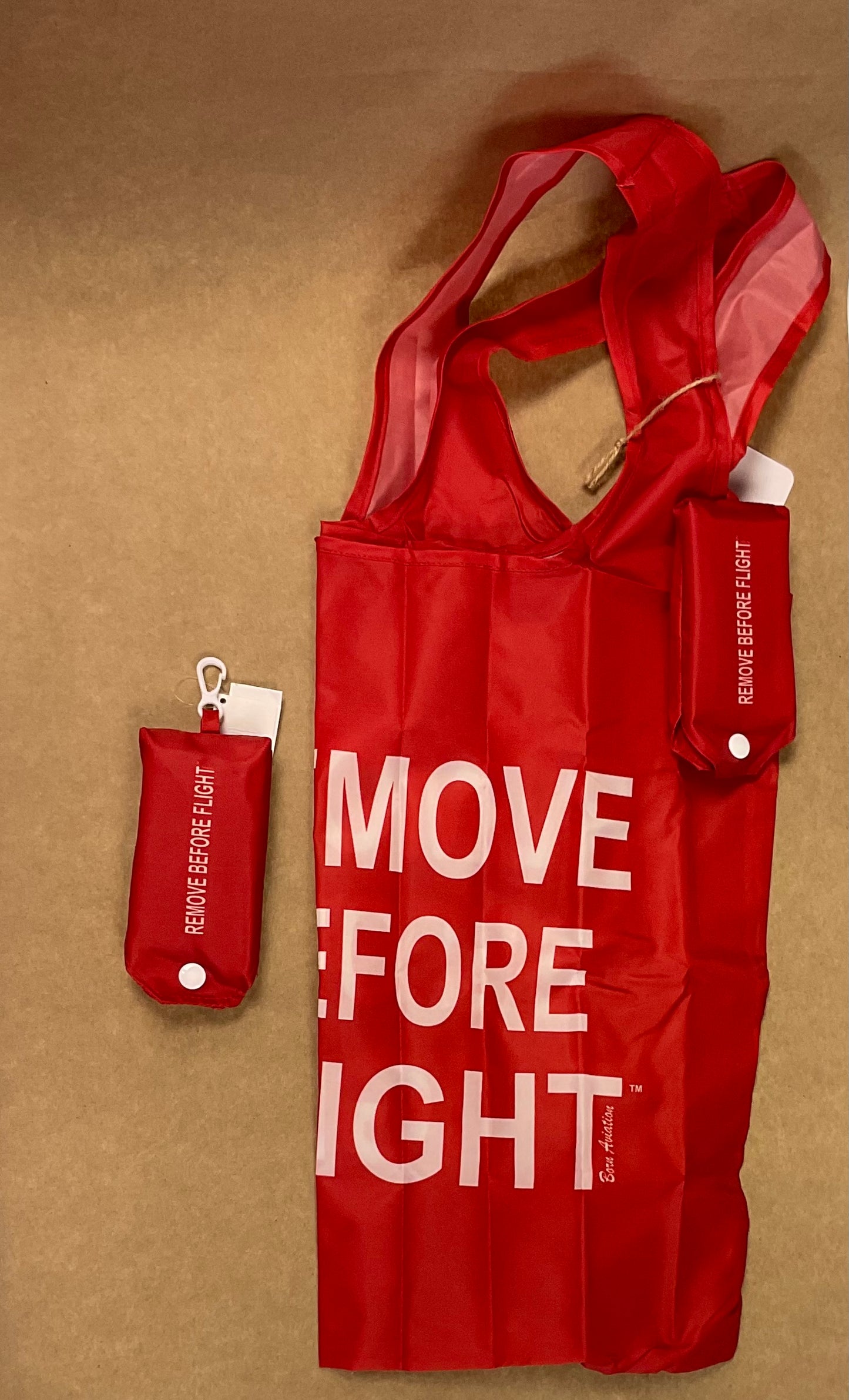 Folding Shopping Bag - Remove Before Flight