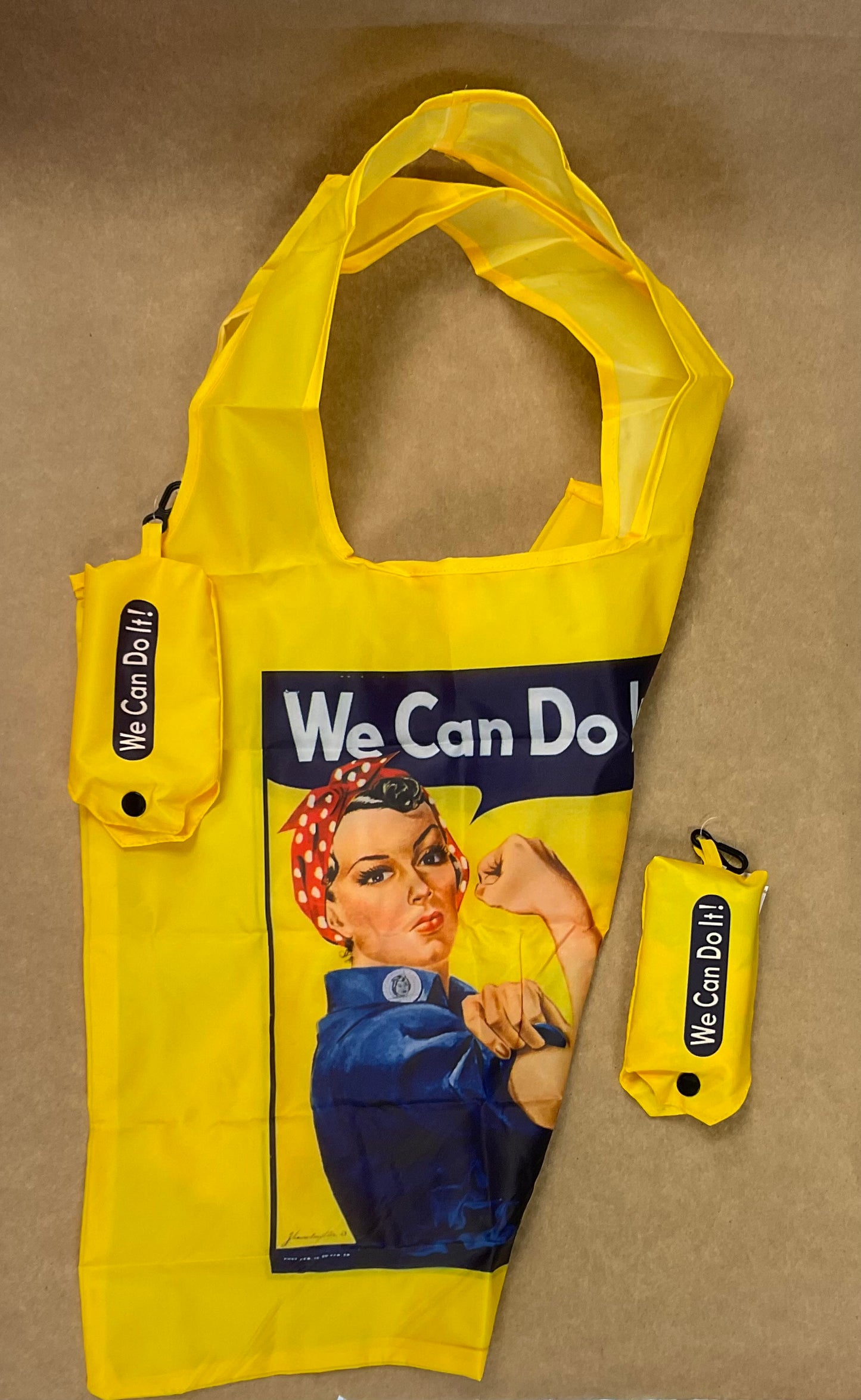 Folding Shopping Bag - Rosie the Riveter