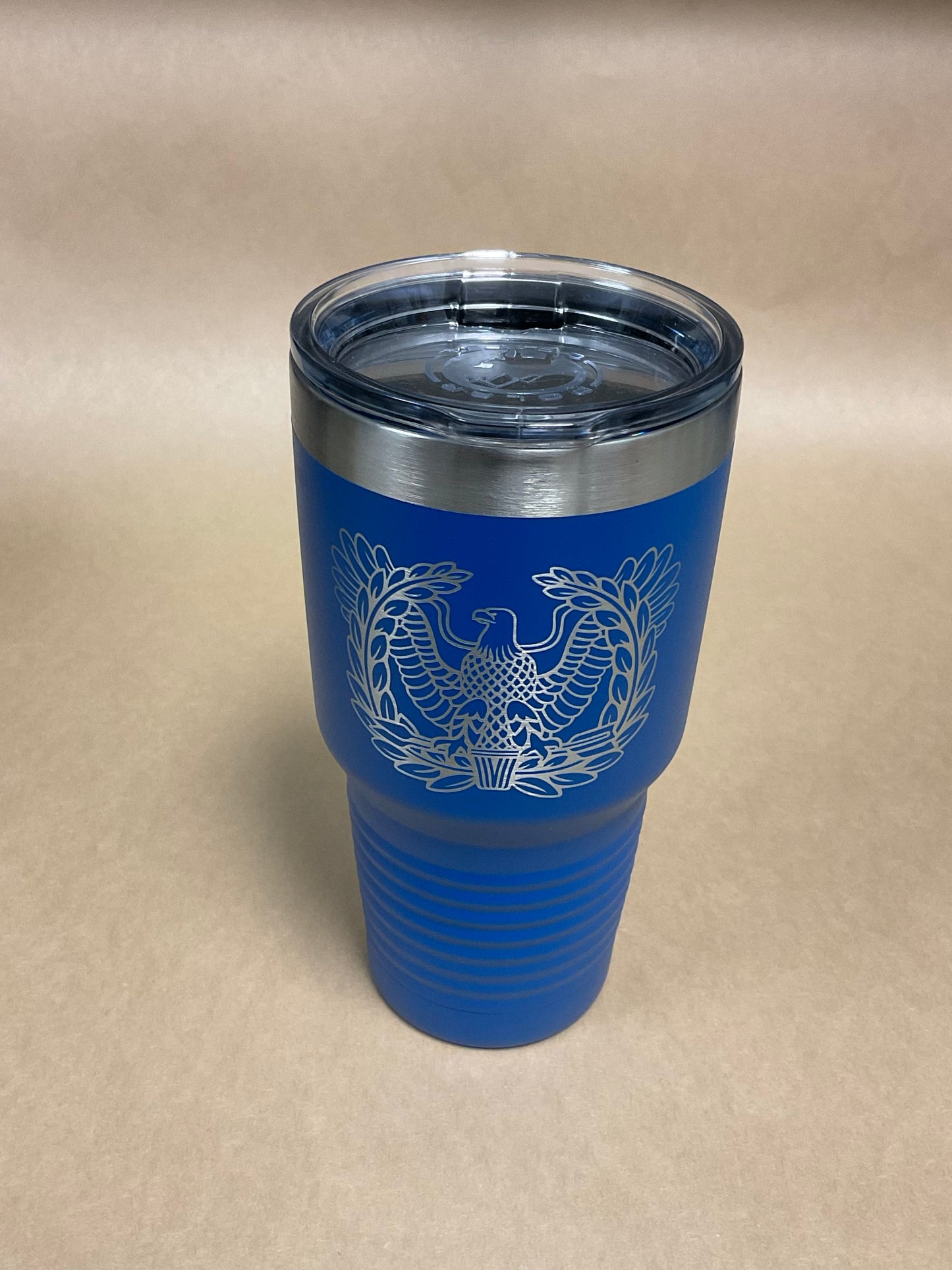 30oz Double Insulated Tumbler with  Warrant Officer Insignia Laser Engraving
