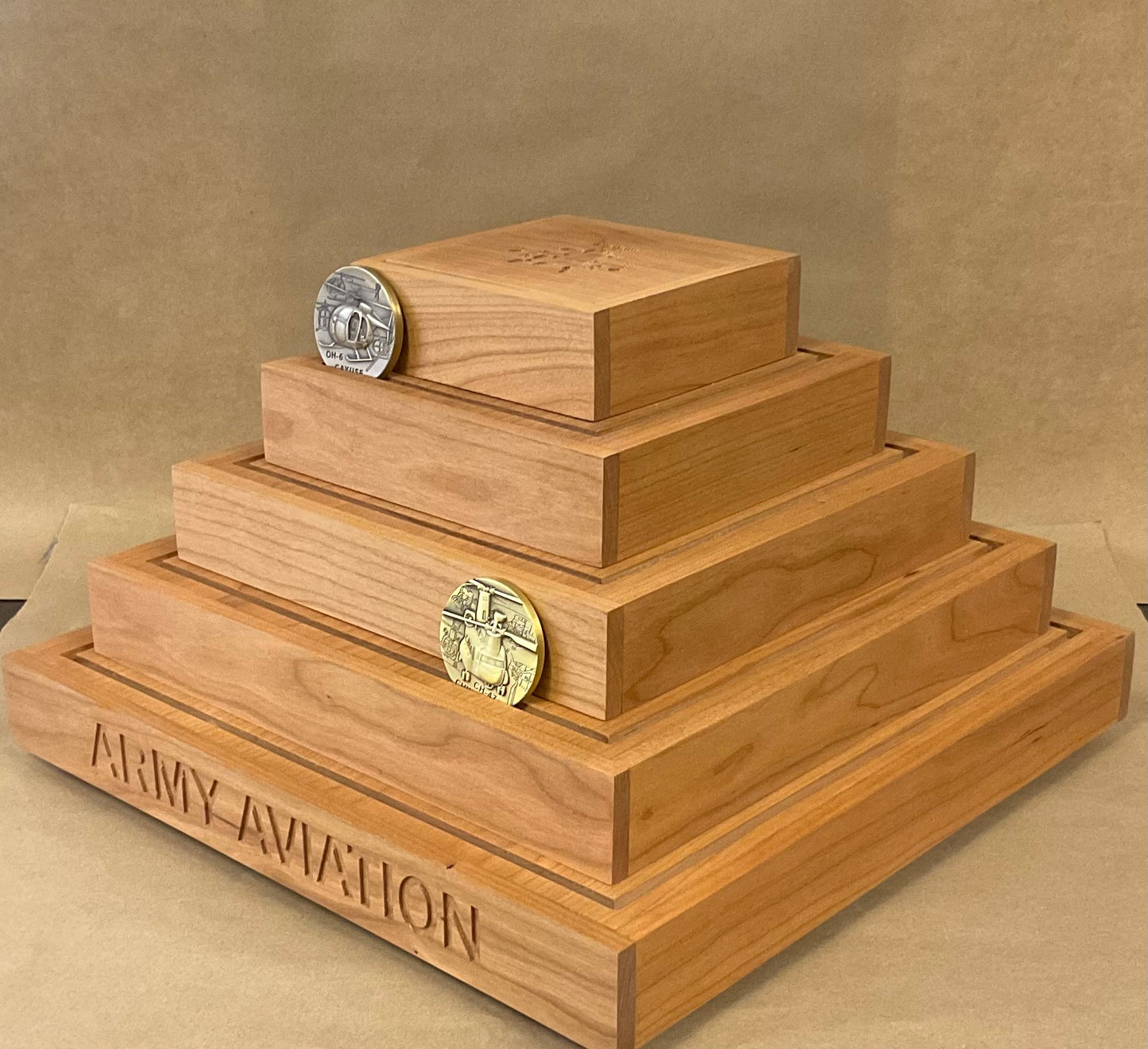 Pyramid Coin Holder