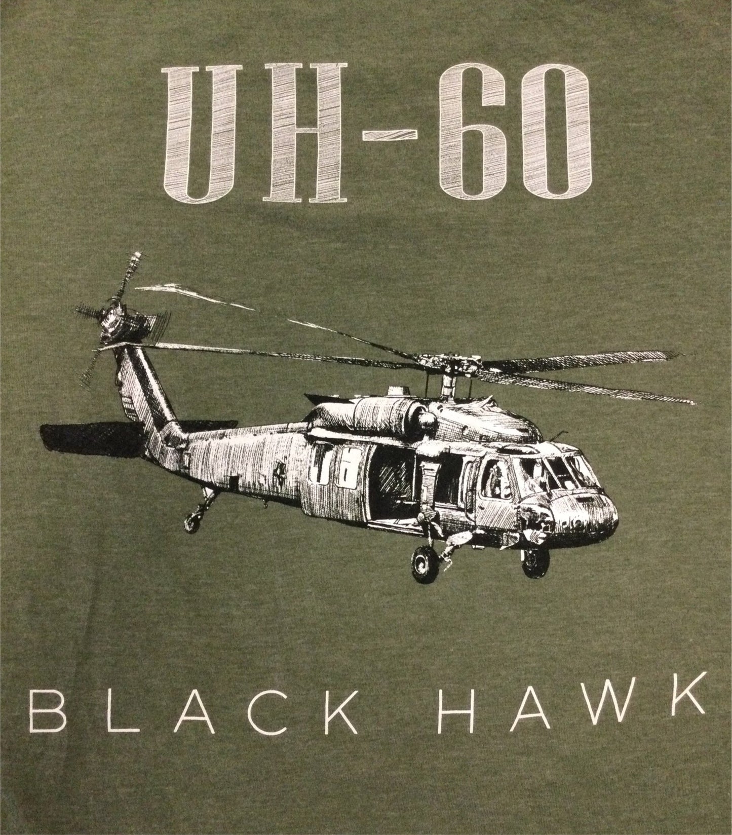 UH-60 Black Hawk Sketch2 T-shirt