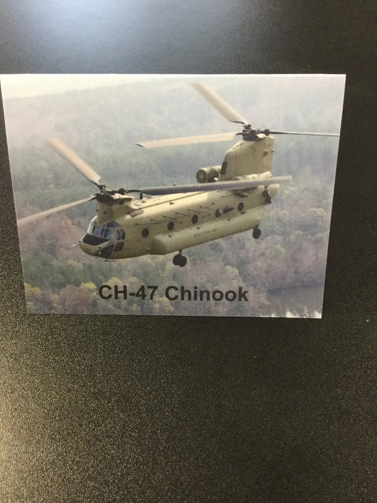 CH47 Chinook Note Card Aviation Museum Gift Shop