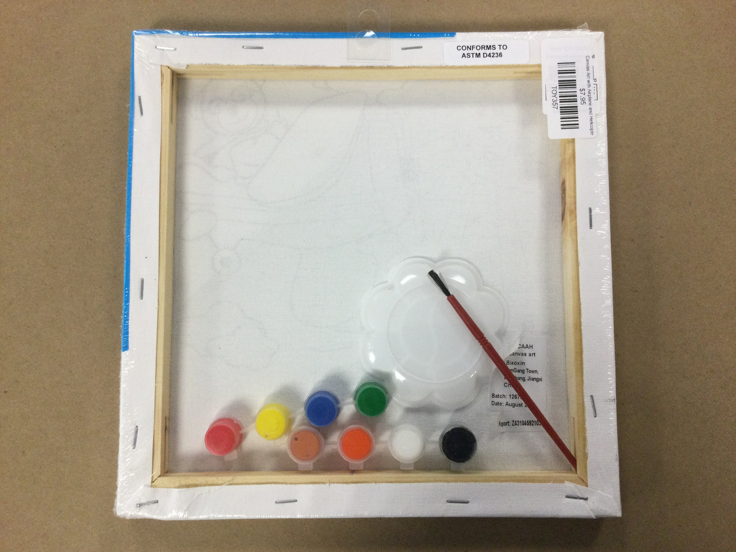 Canvas Art with Airplane and Helicopter