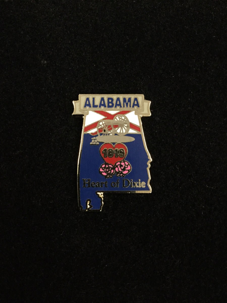 State Of Alabama Lapel Pin – Aviation Museum Gift Shop