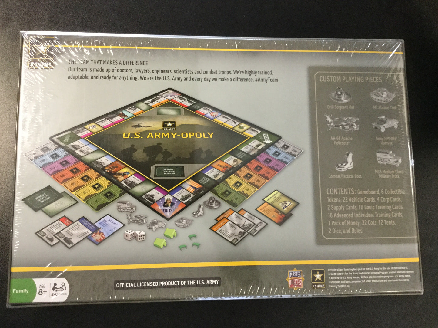 U.S. Army-Opoly Board Game