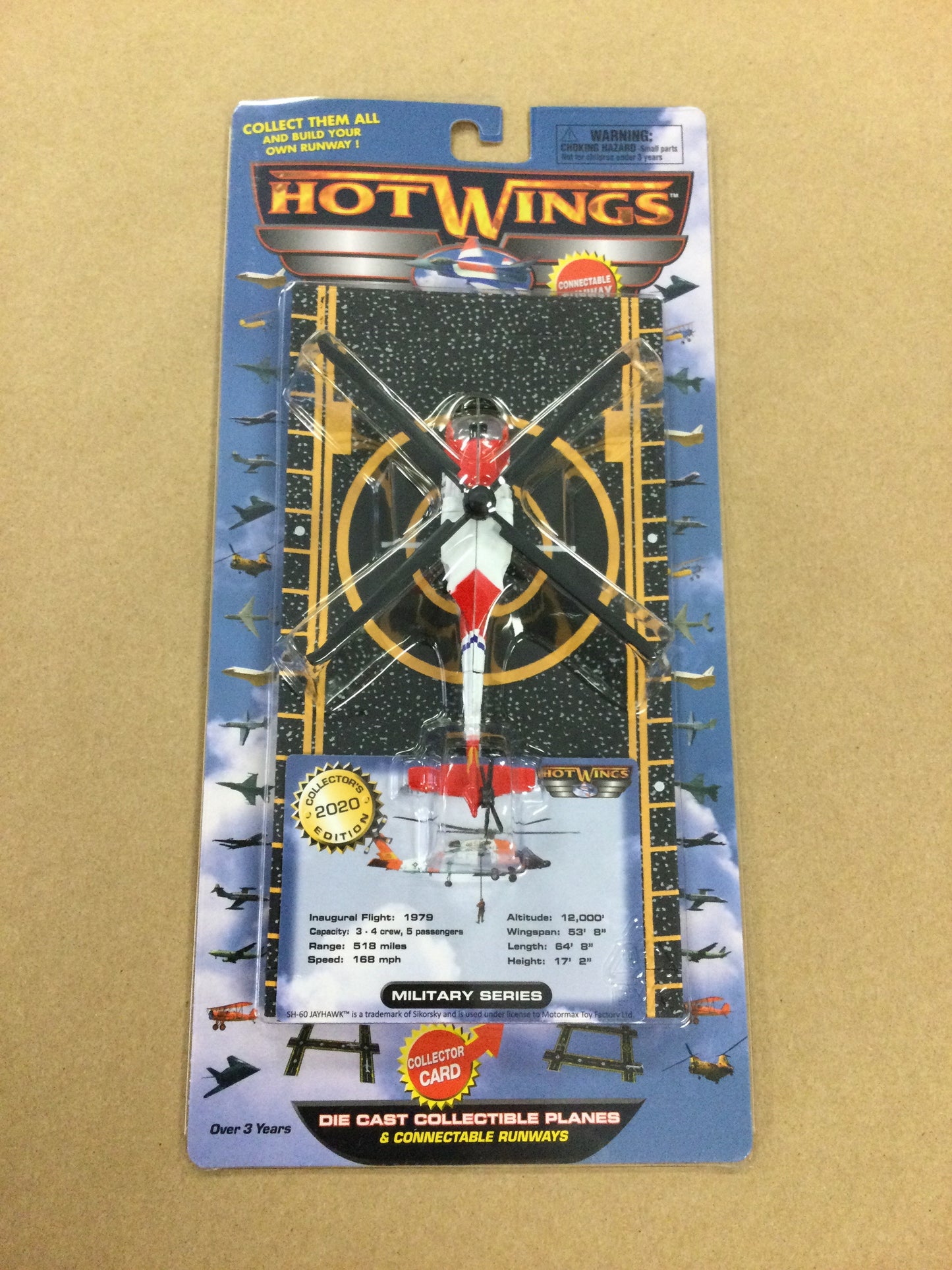 Hot Wings UH-60 Coast Guard Helicopter with Runway