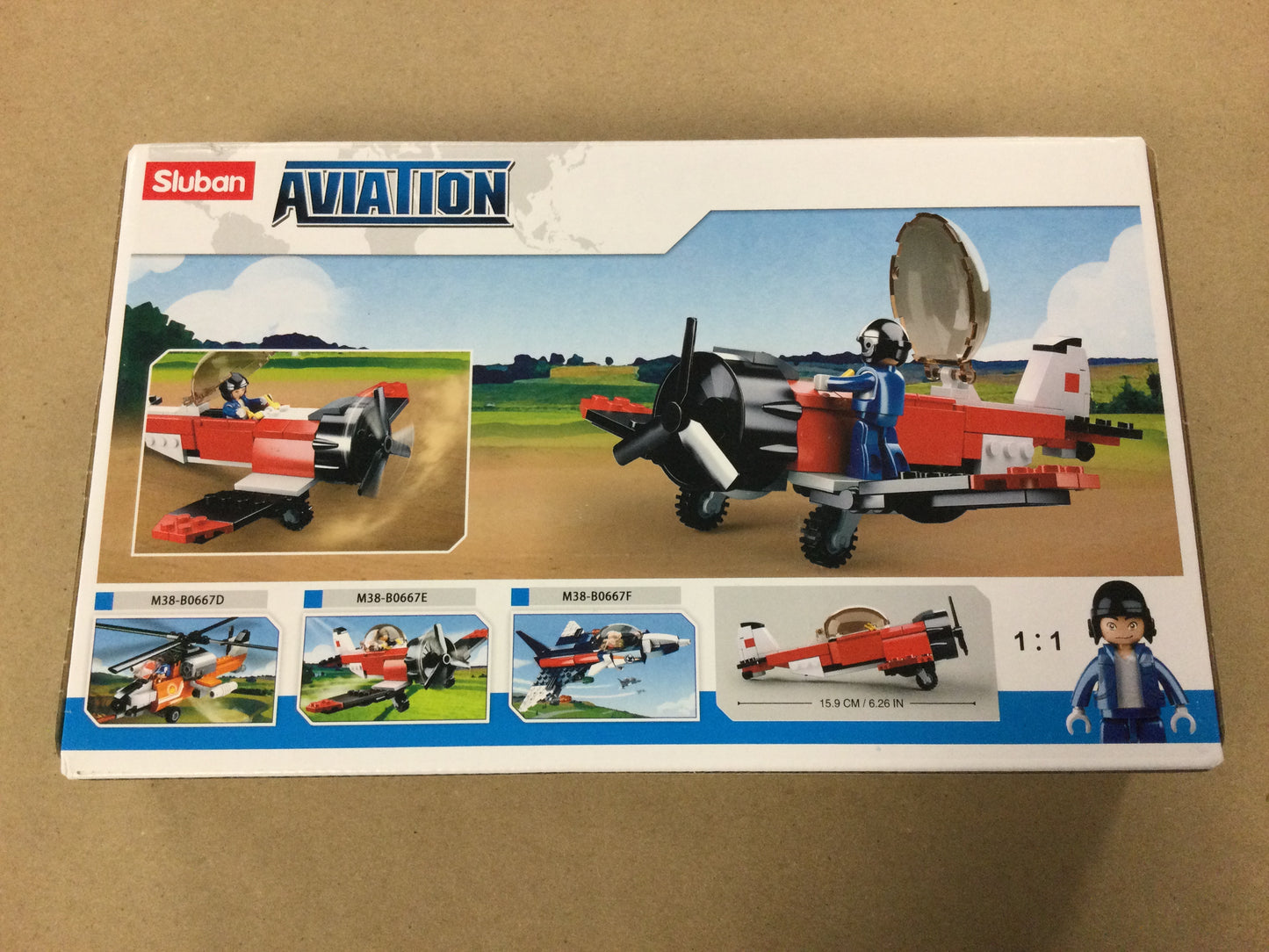 Building Block Red Plane Kit