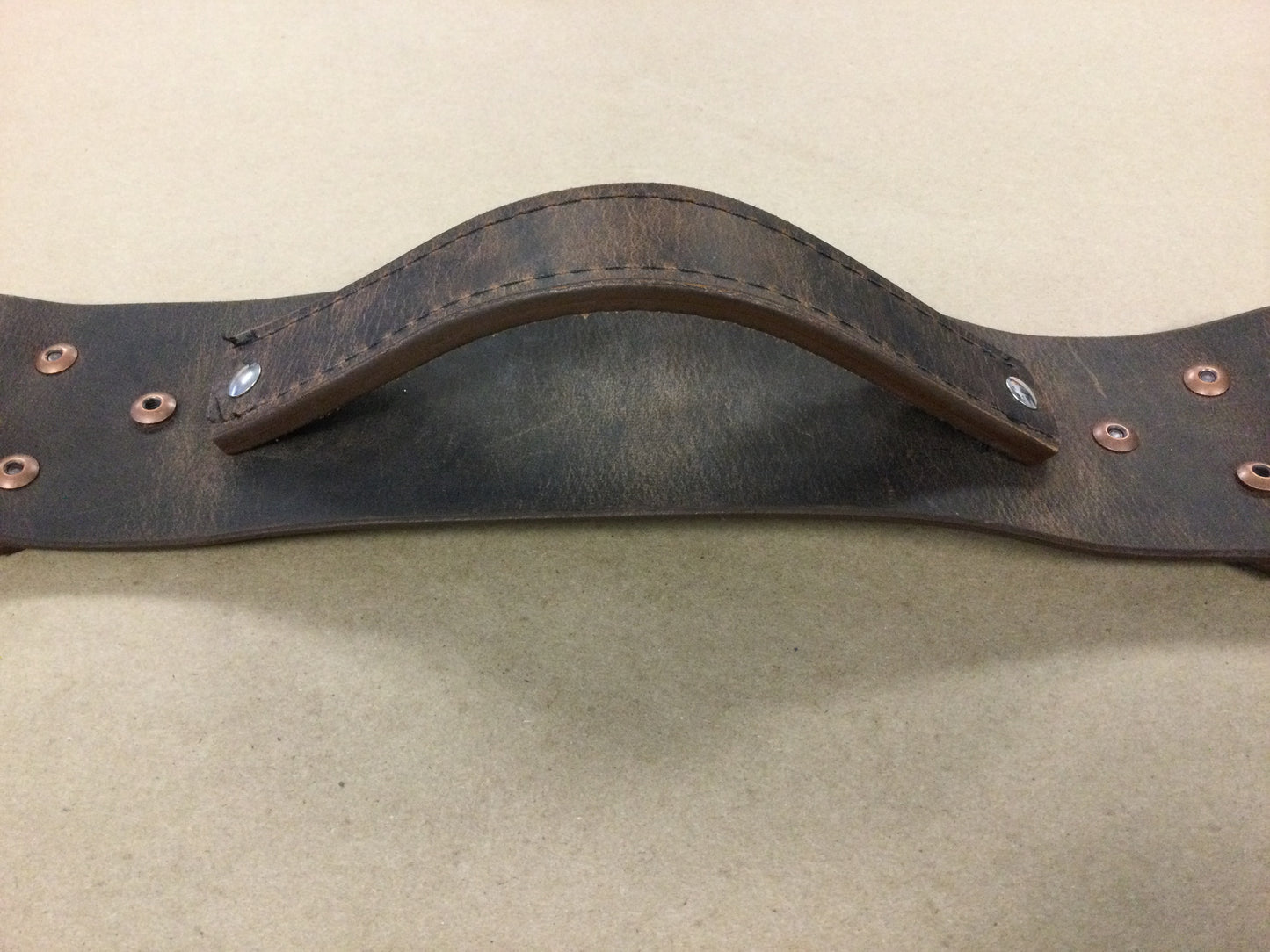 Aviator Leather Shoulder Strap with Handle