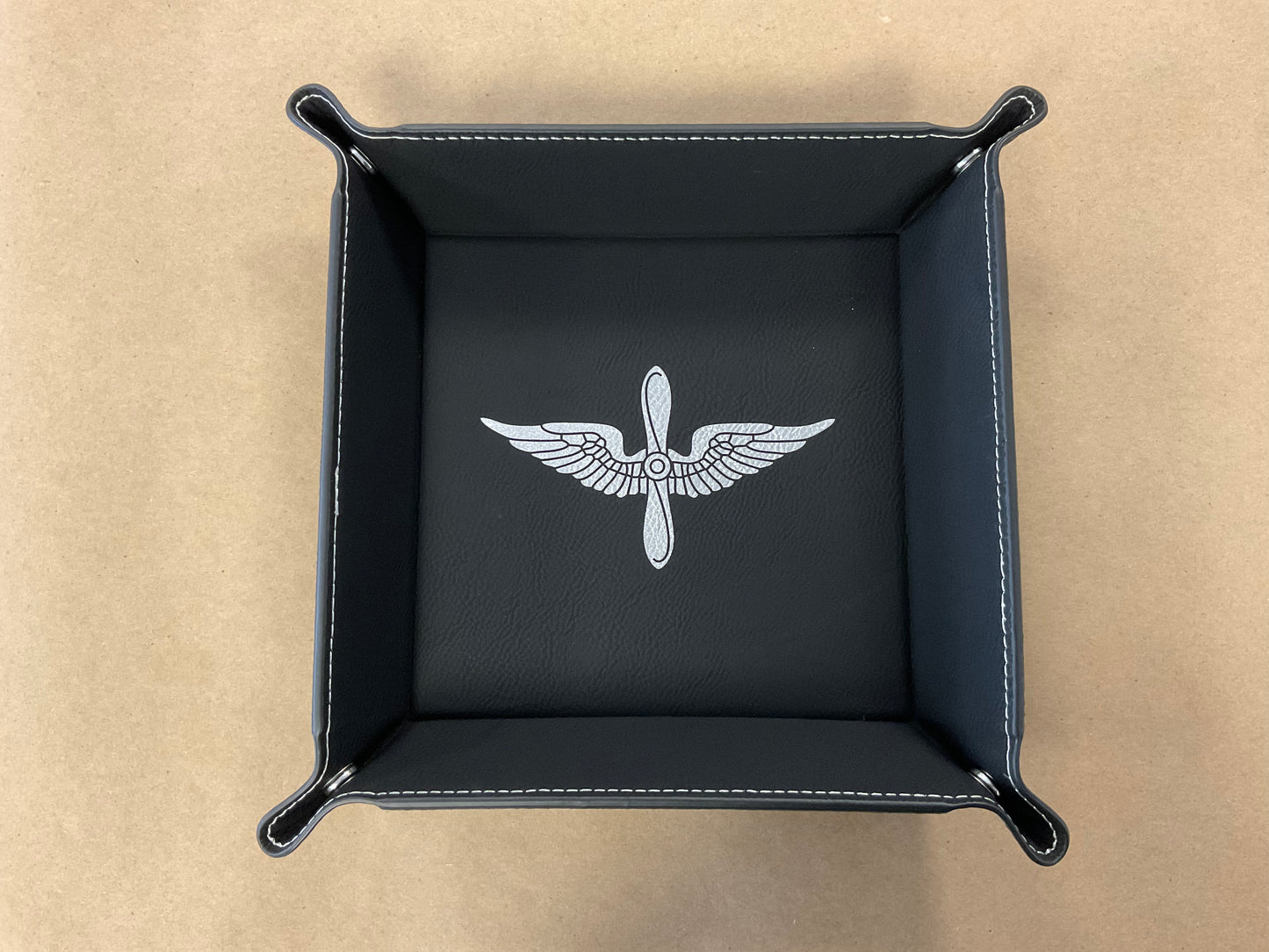 Leatherette Snap Tray- Small- Prop and Wing