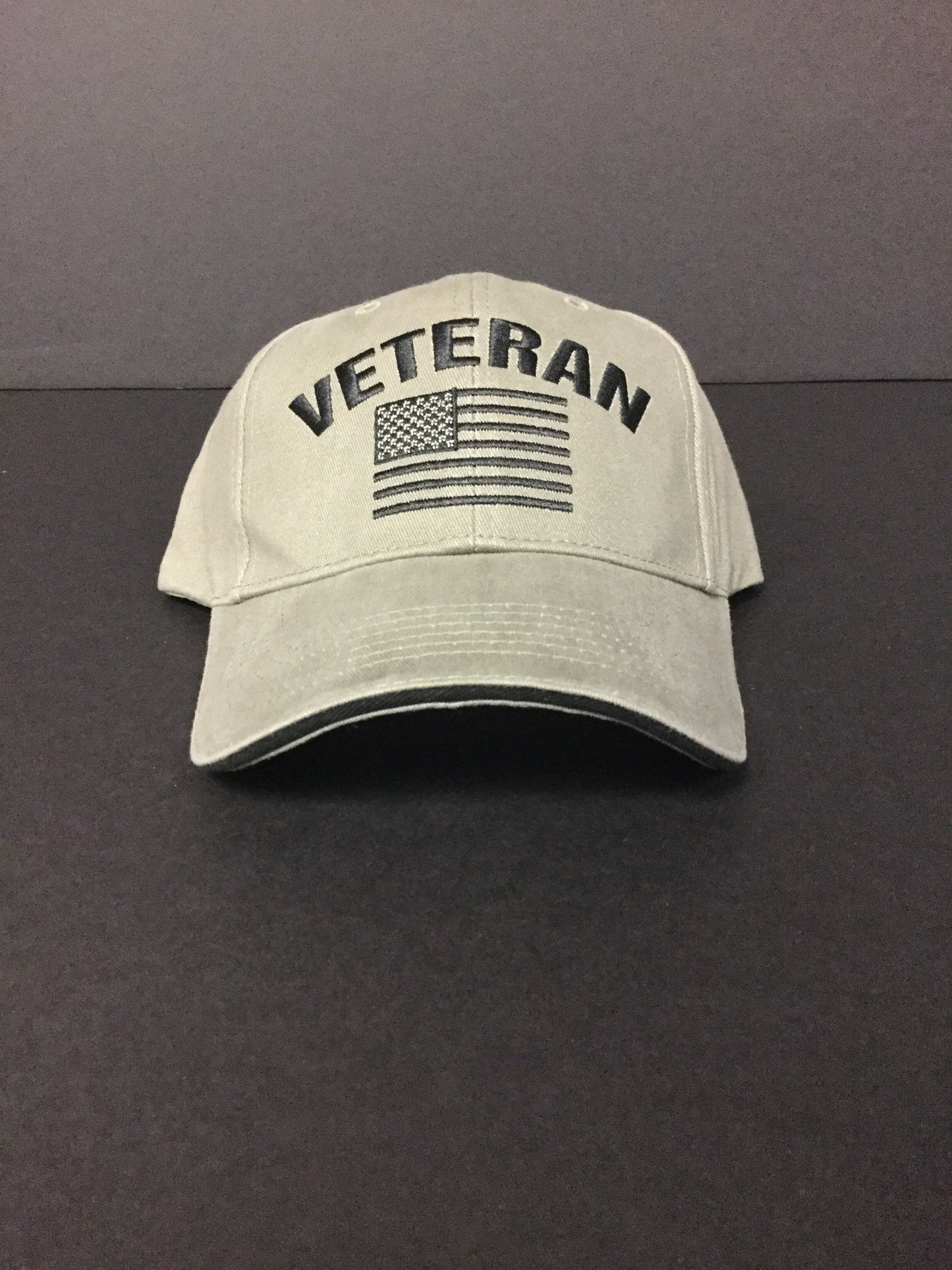Veteran with Flag Hat