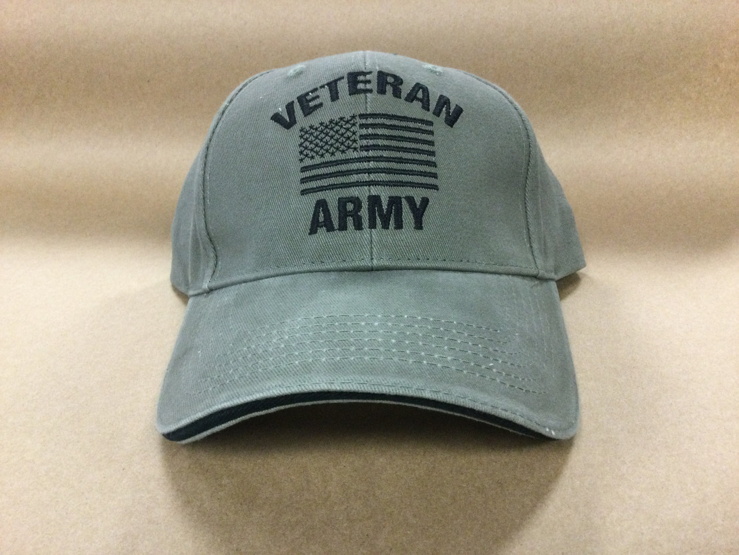 Army Veteran Hat with Flag