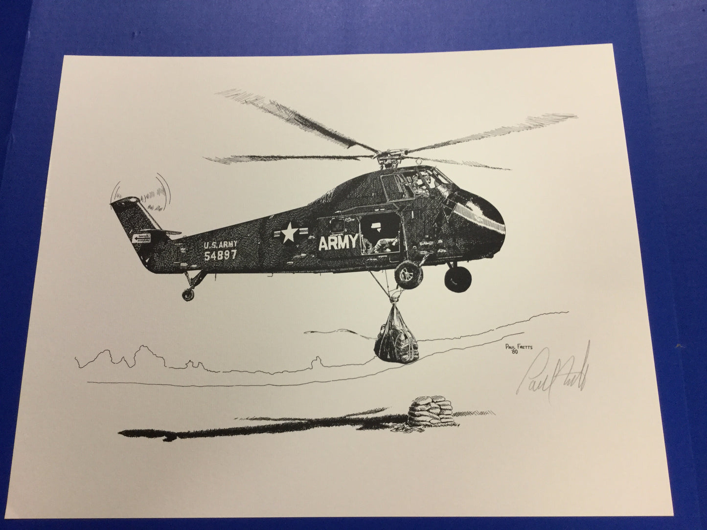 CH-34A Choctaw Print by Paul Fretts