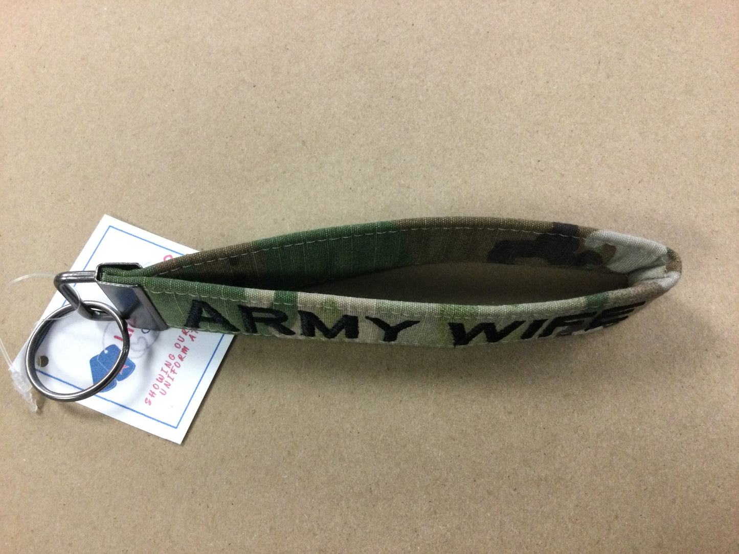 Army Wife Wristlet Keychain