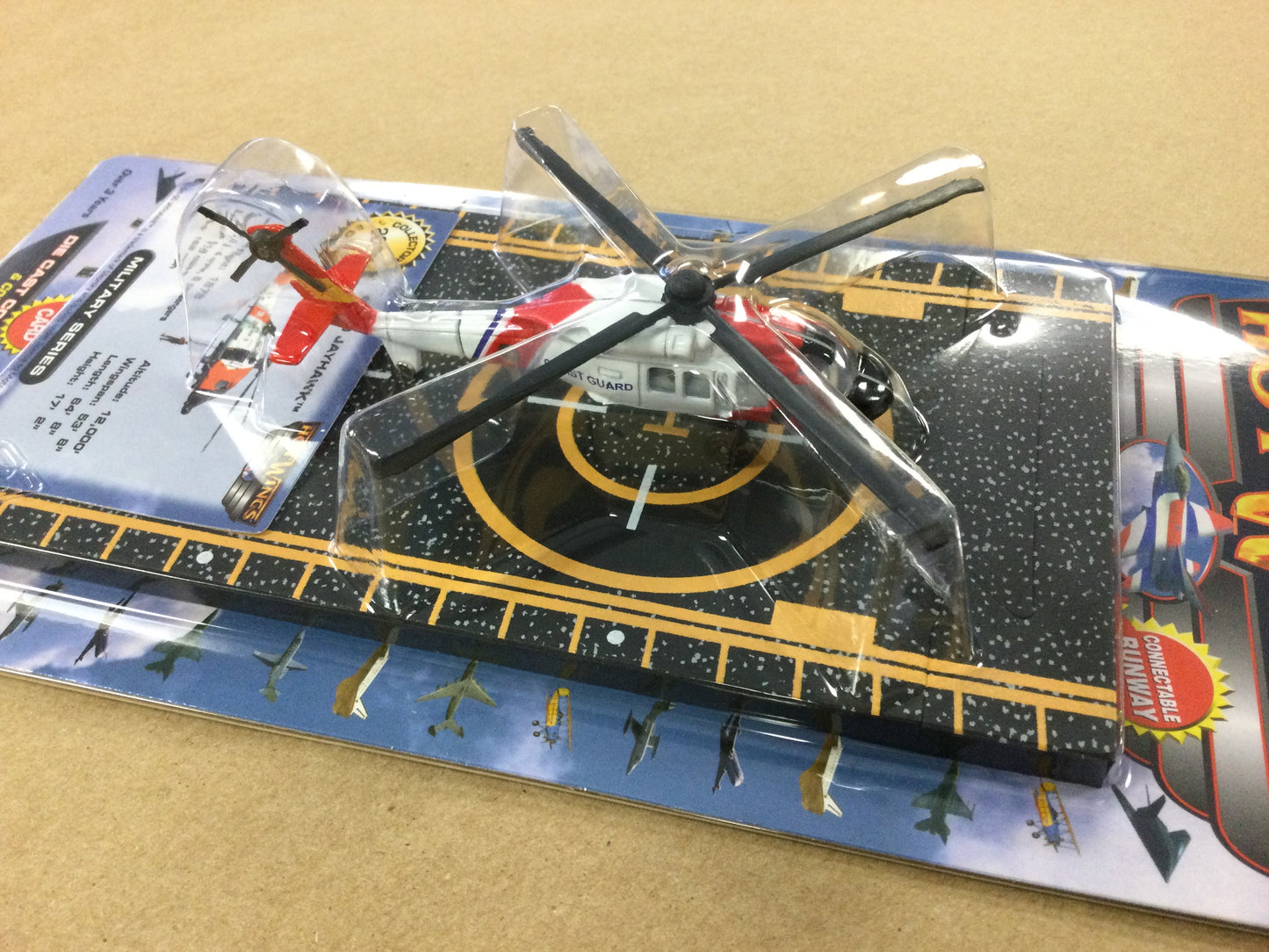 Hot Wings UH-60 Coast Guard Helicopter with Runway