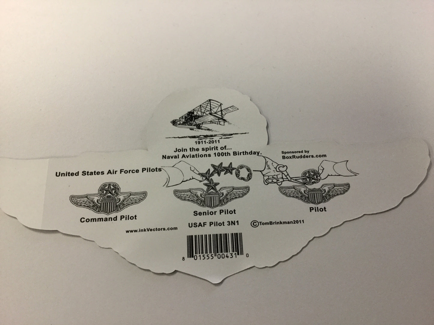 Air Force Aviator Wing Decal