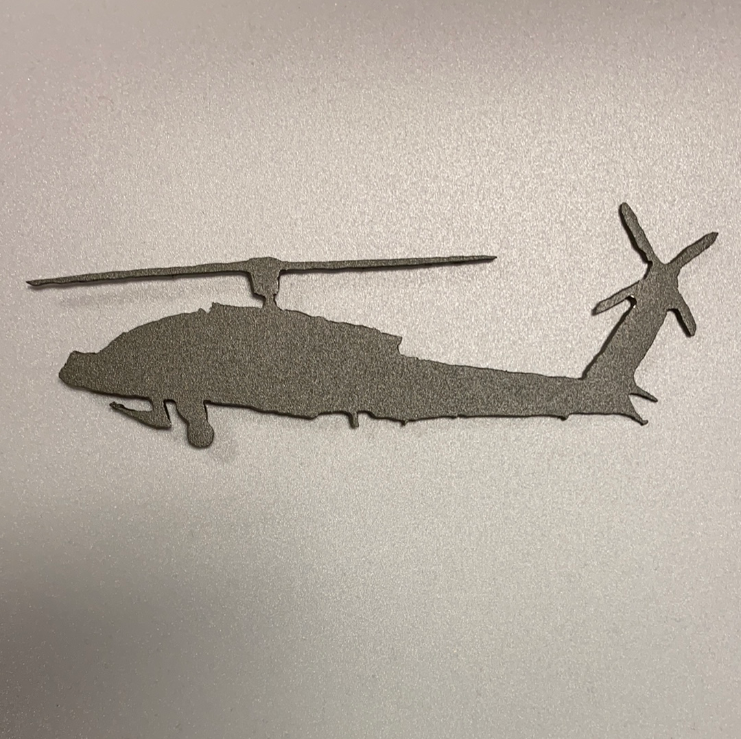 AH-64 Apache Helicopter Metal Magnet