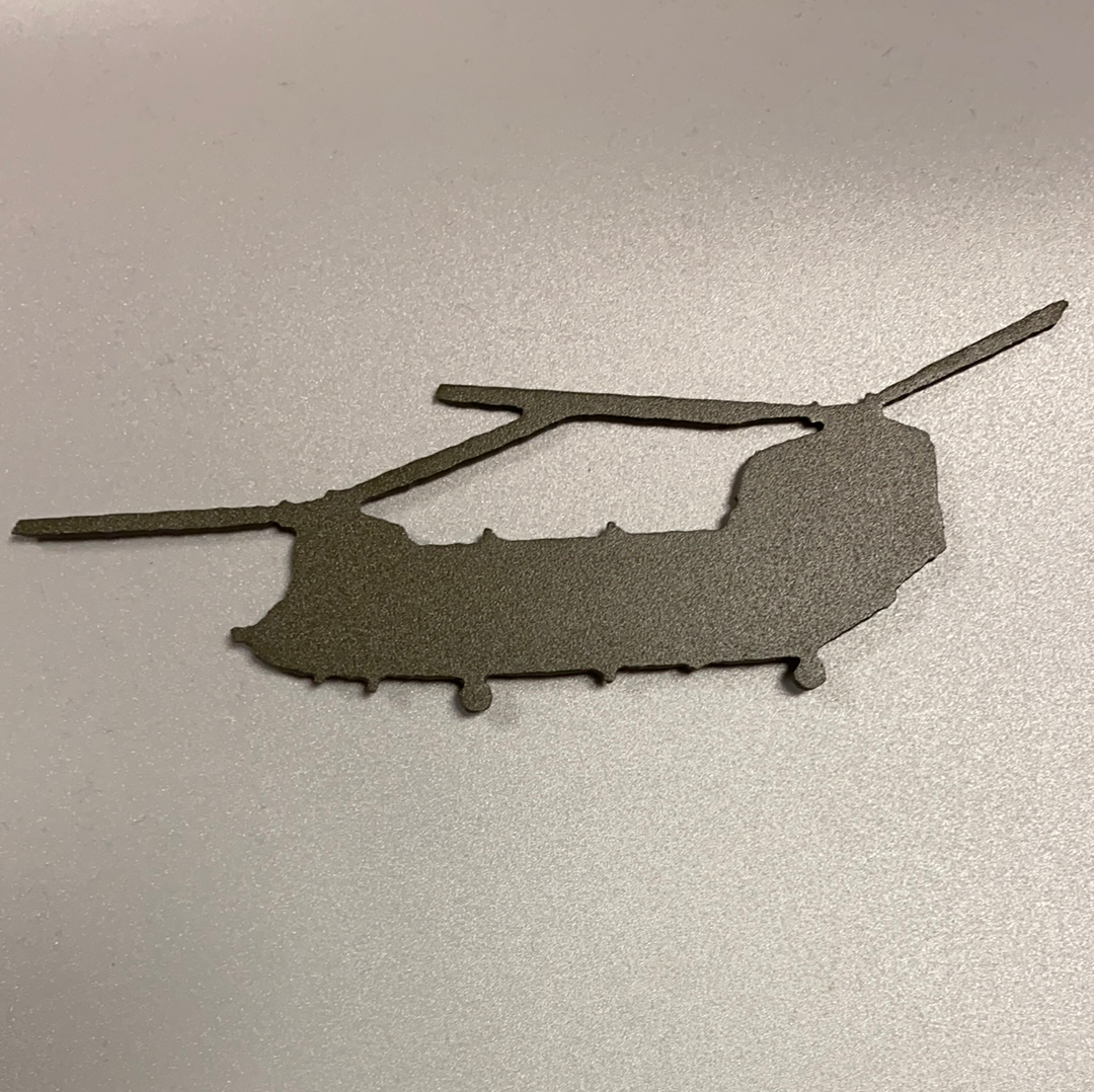 CH-47 Chinook Helicopter Metal Magnet