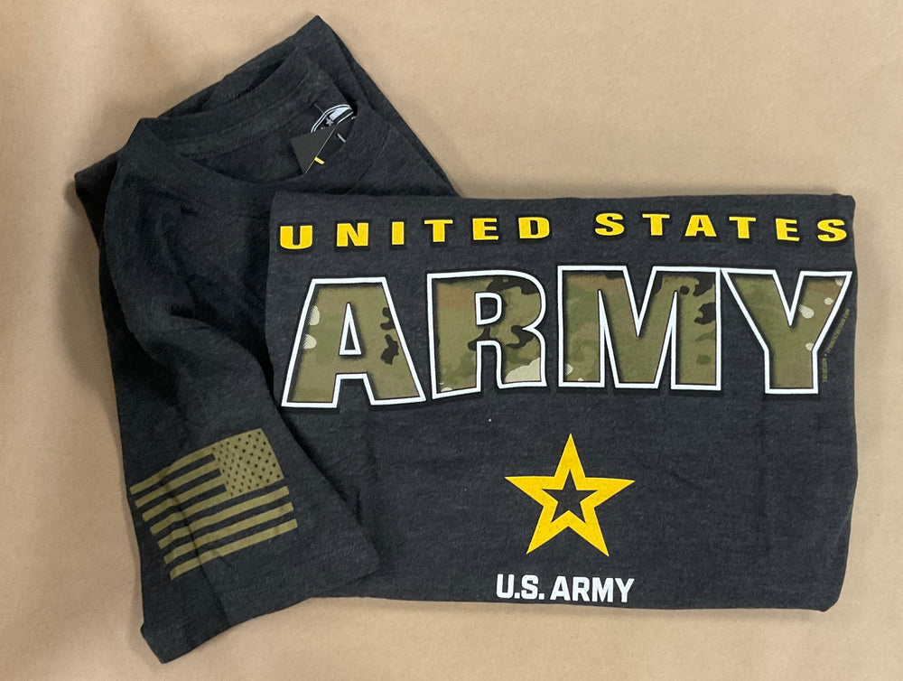 Army Camo Text T-Shirt