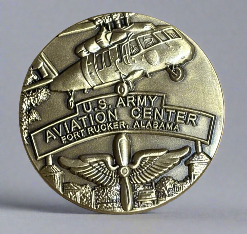 US Army Aviation Center Coin
