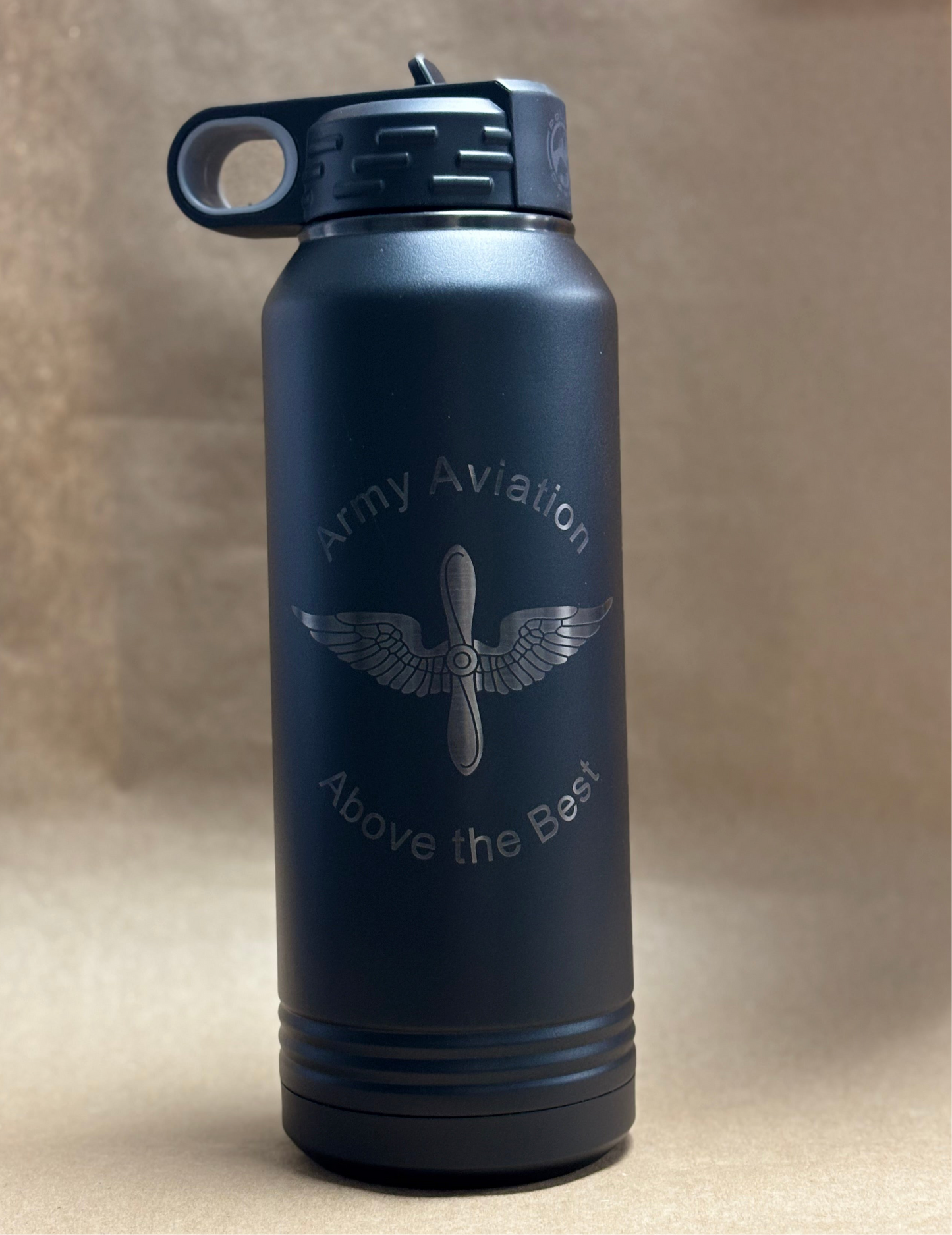 
                  
                    32oz Water Bottle with etched Army Aviation
                  
                