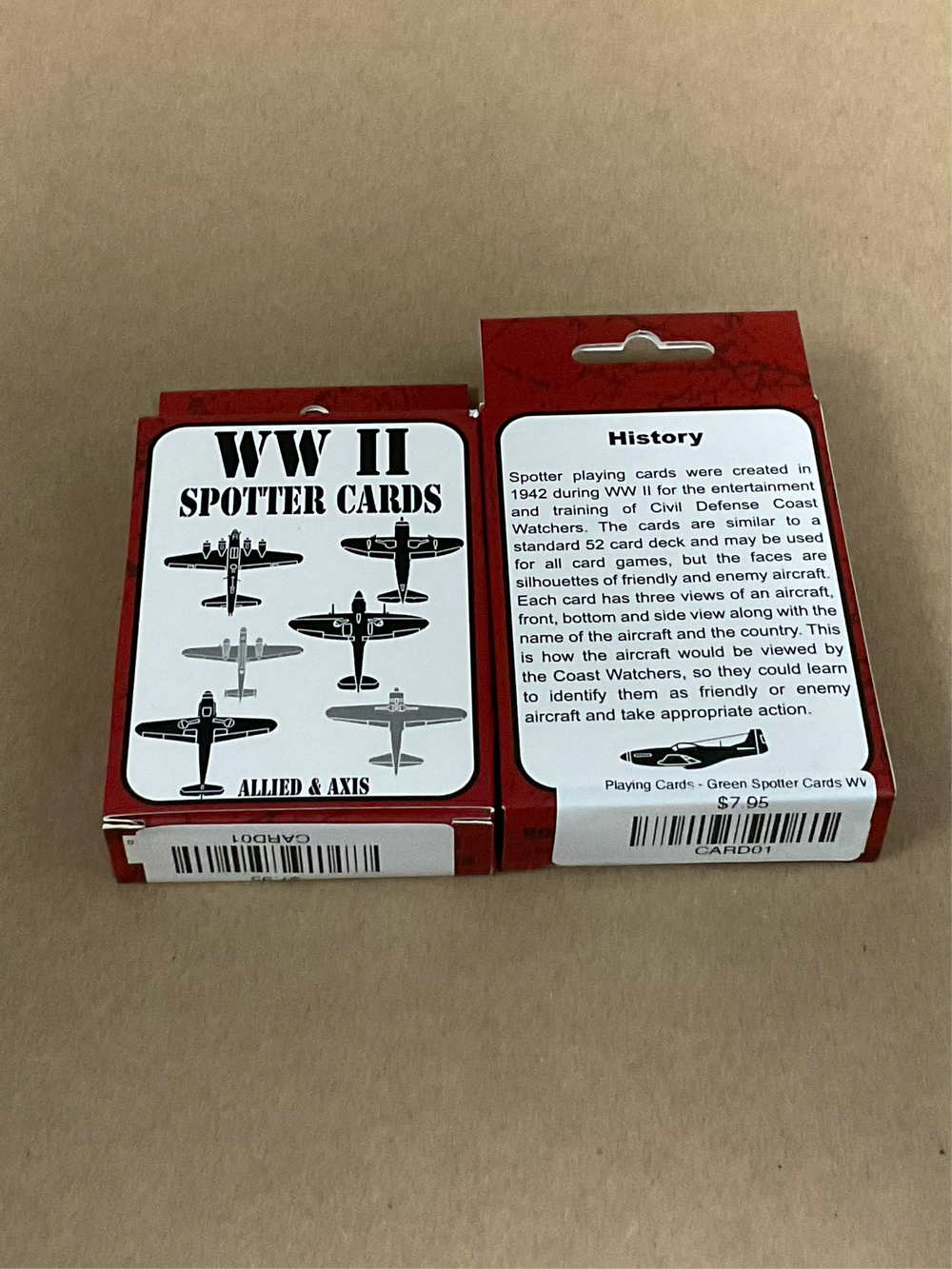 Playing Cards - Spotter Cards WWII