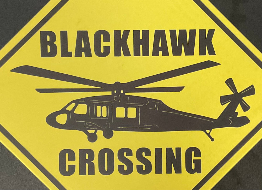 Aircraft Crossing Sign