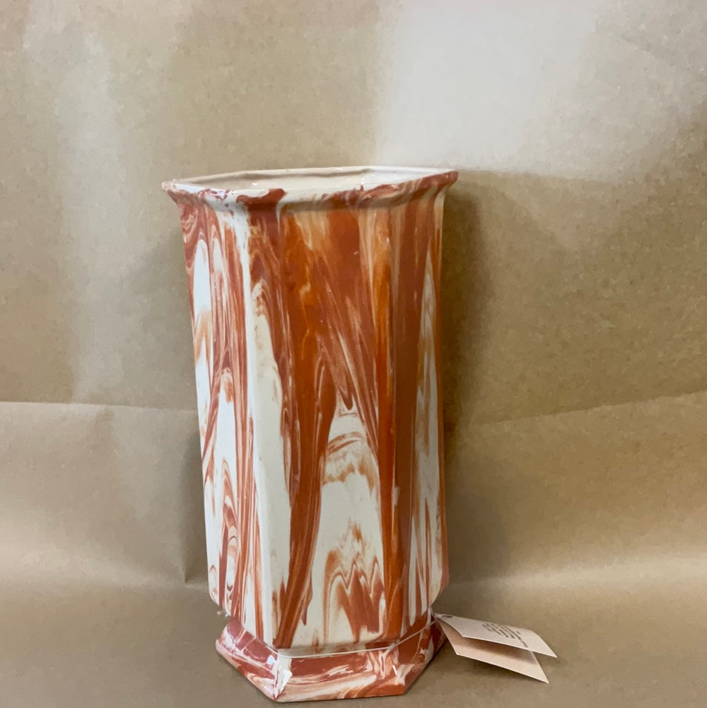 Alabama Clay - Hex Vase Large