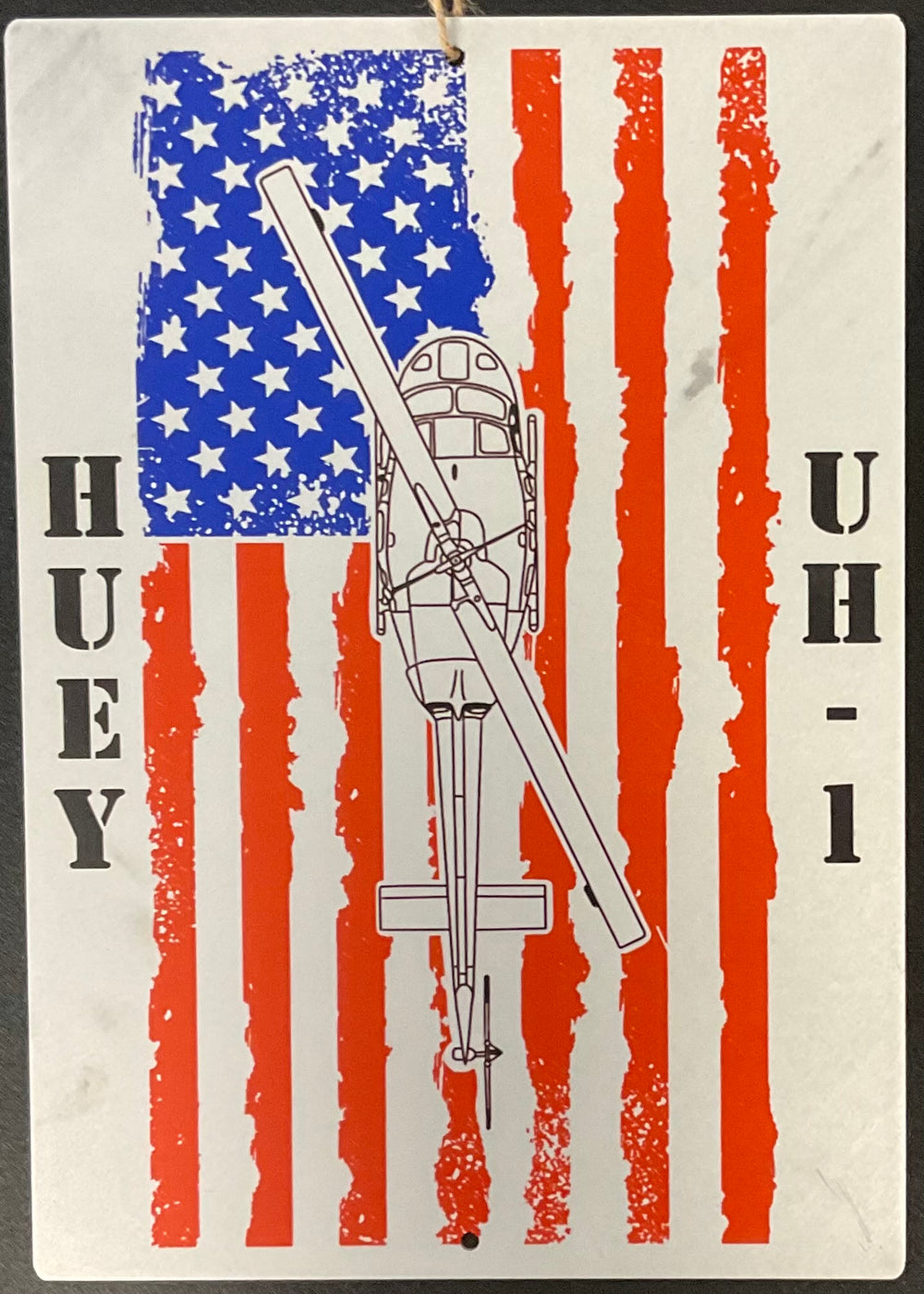 Aircraft Sign with Flag