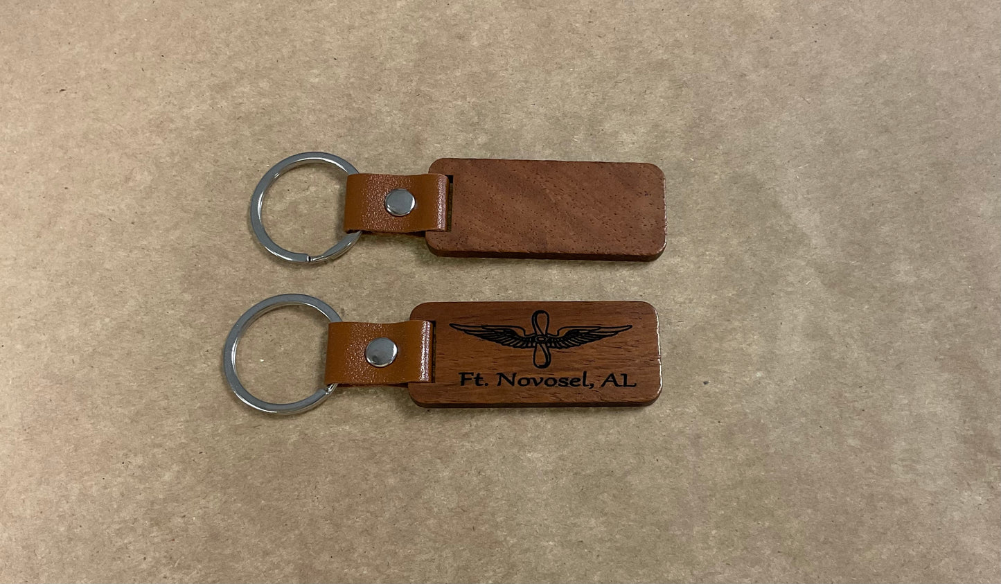 
                  
                    Engraved Wooden Keychain
                  
                