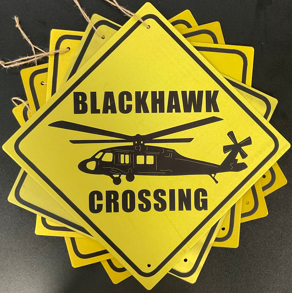 Aircrafct Sign Aircraft Crossing Sign – Aviation Museum Gift Shop