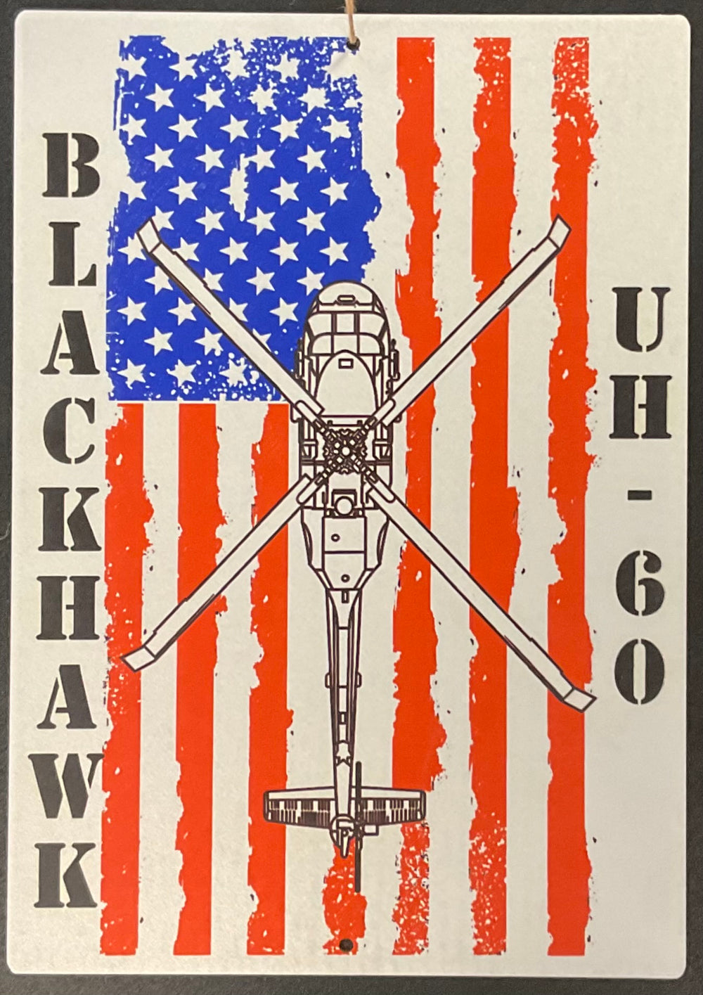 Aircraft Sign with Flag