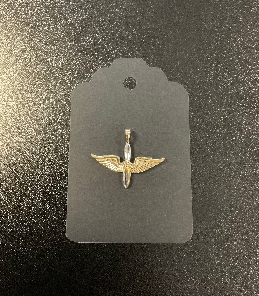 10 KT Two-tone Gold Prop and Wing
