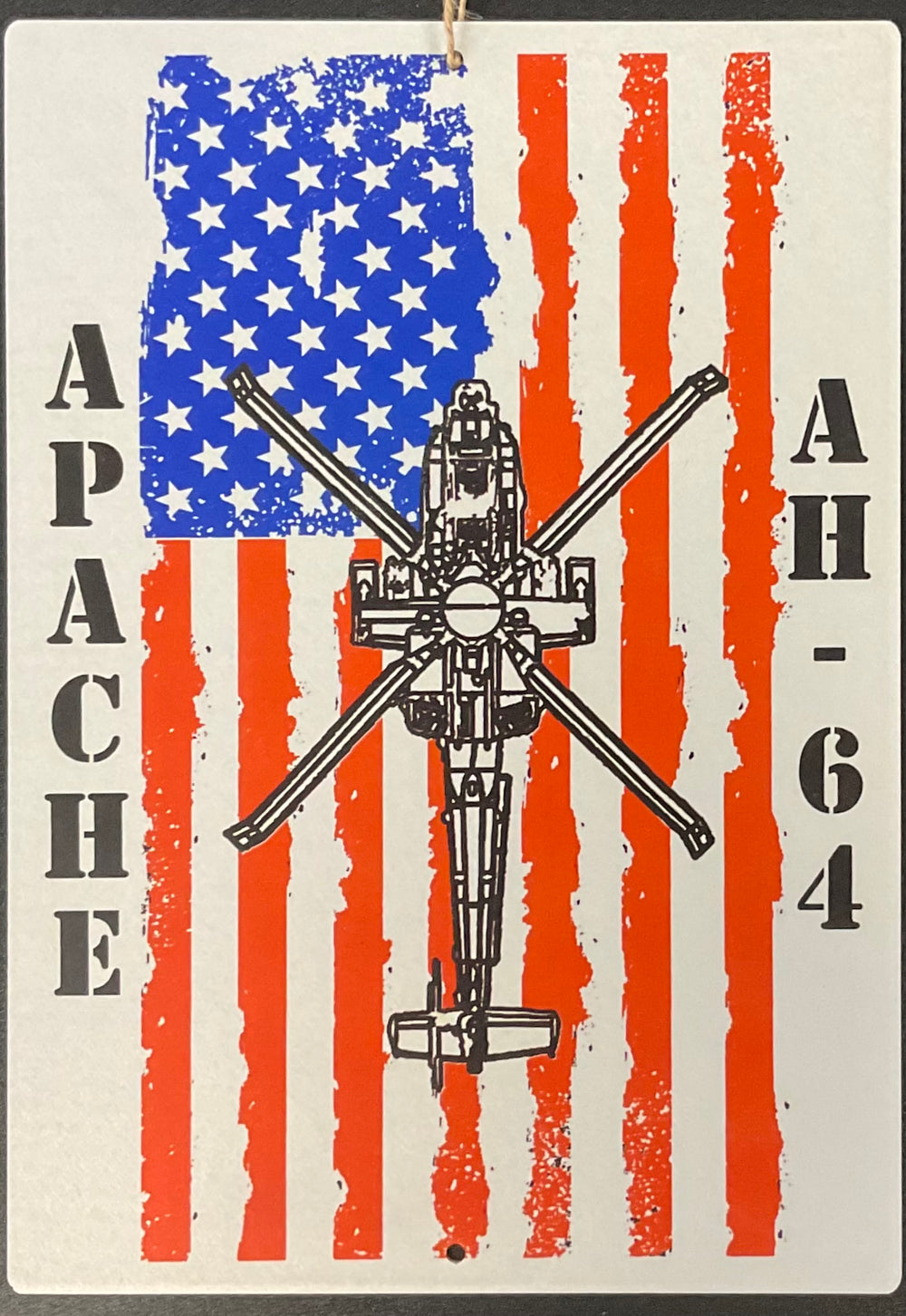 Aircraft Sign with Flag