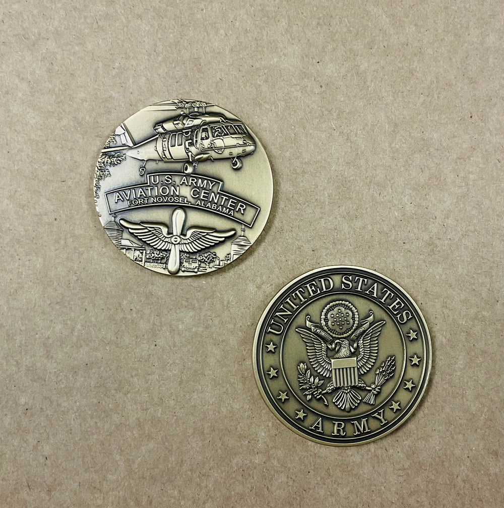 US Army Aviation Center Coin