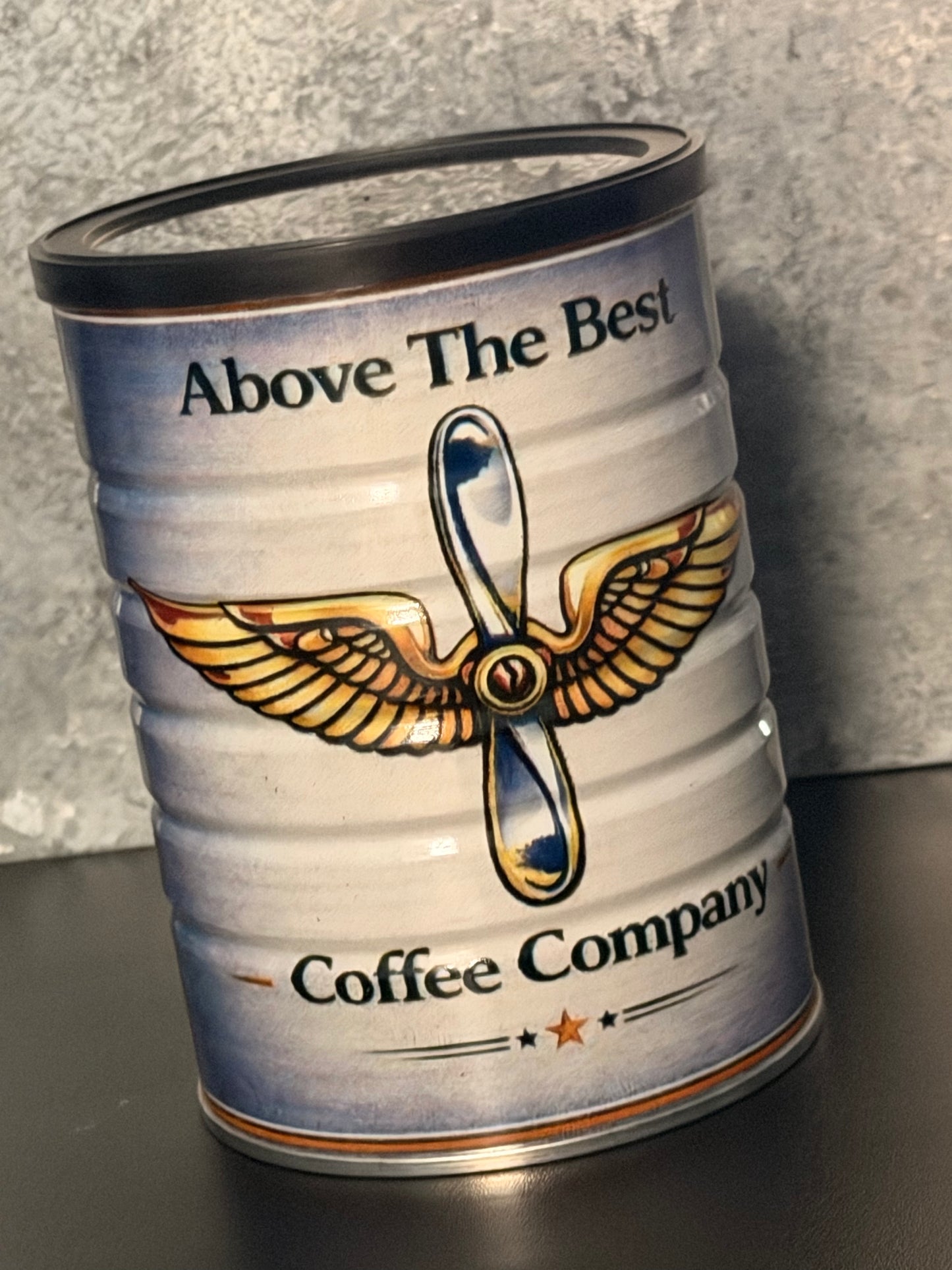 
                  
                    Coffee in a Army Aviation Can
                  
                
