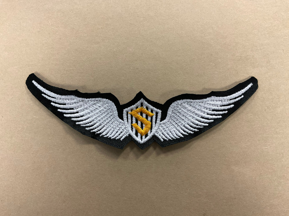 
                  
                    Embroidered Solo Wings
                  
                