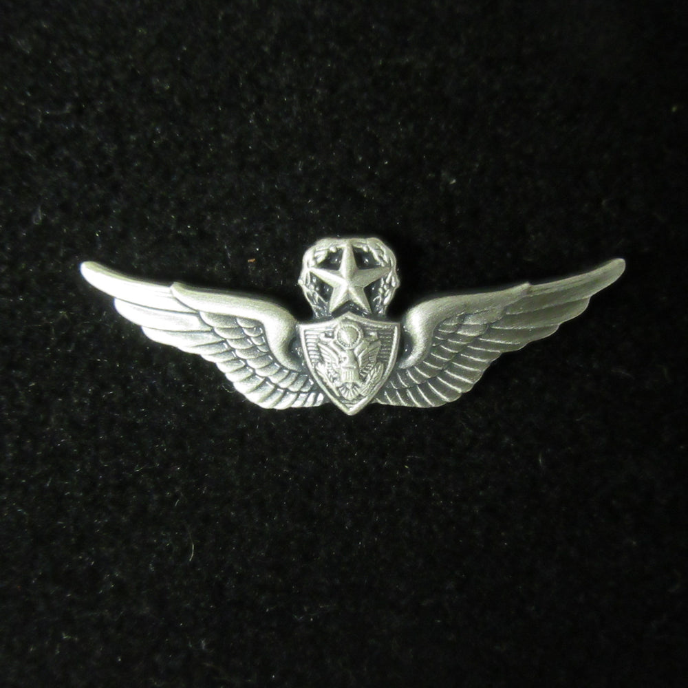 Master Crew Wing Pewter Lapel Pin