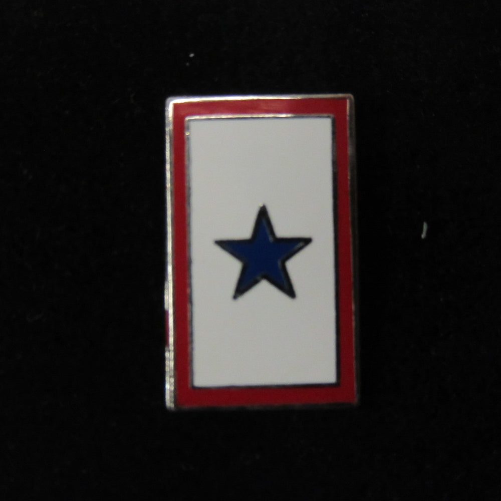 Blue Star Service Banner Lapel Pin