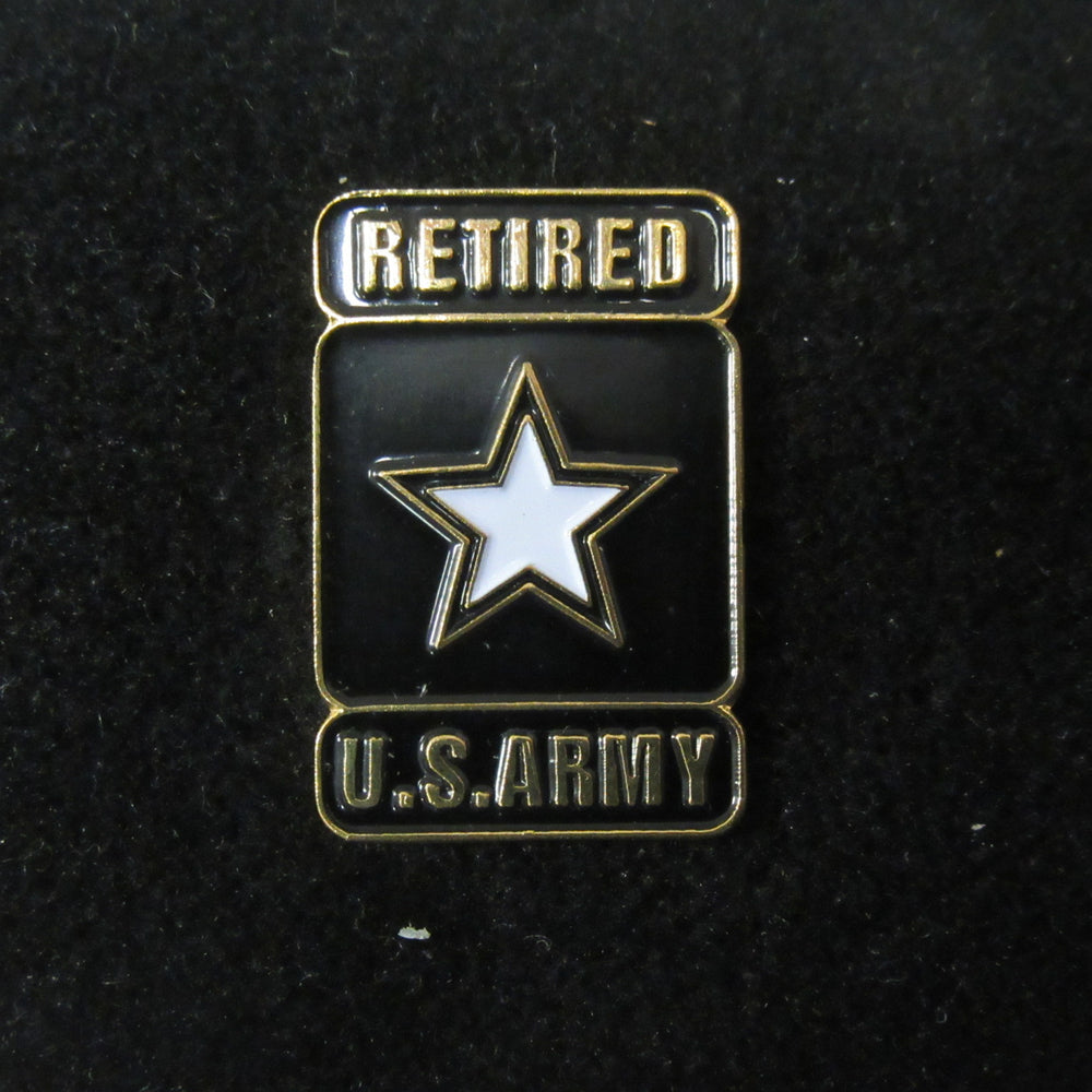 US Army Star/Retired Lapel Pin