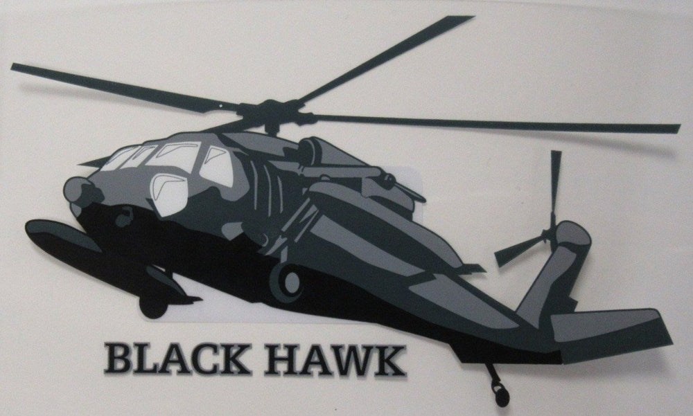 UH-60 Black Hawk Helicopter Decal