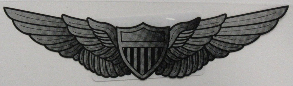 Army Aviation Wing Decal - clear