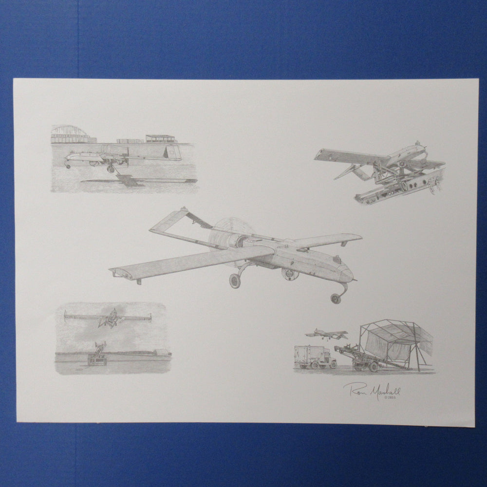 RQ-7 Shadow UAS Print by Ron Marshall