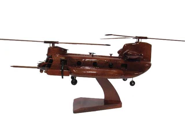 MH-47G Mahogany Helicopter Model