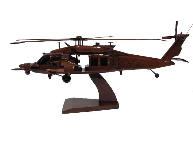 MH-60 Mahogany Helicopter Model