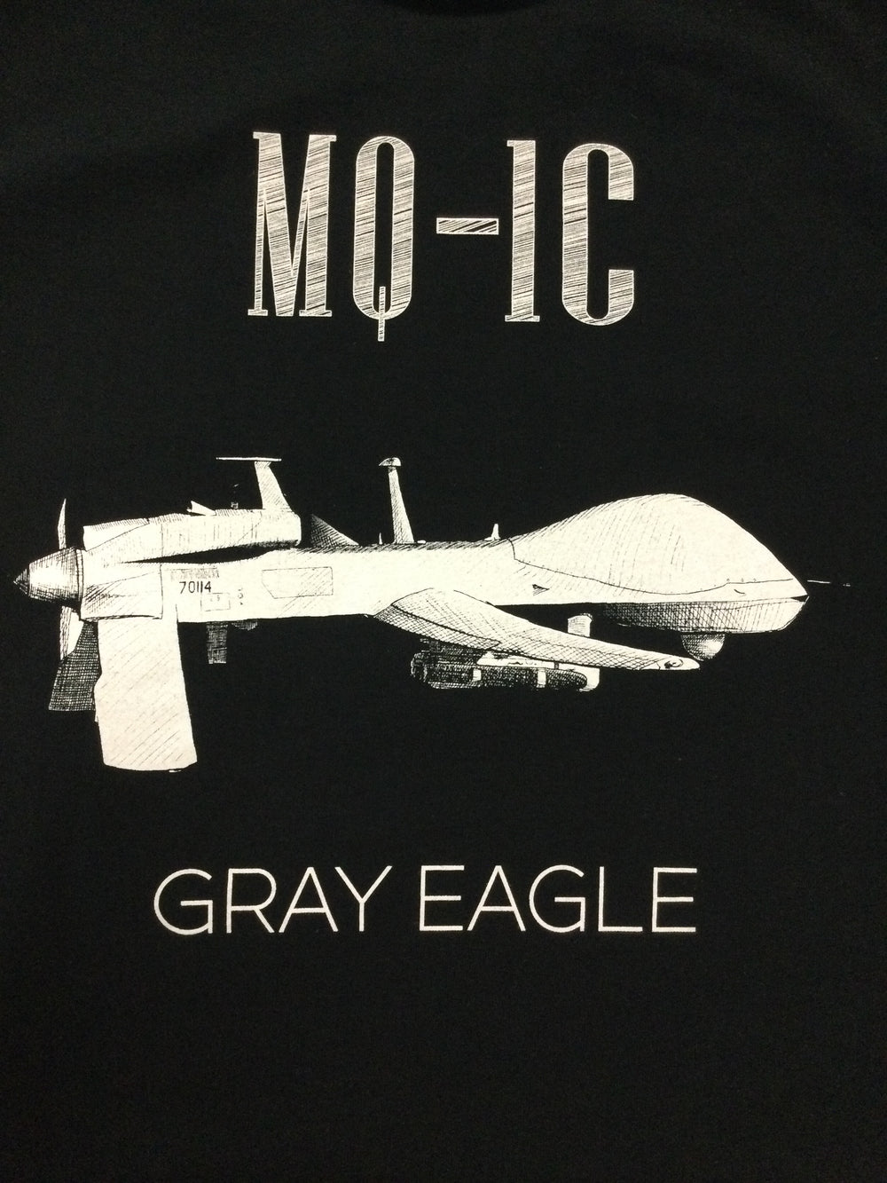 MQ-1C Gray Eagle UAS Sketch T-Shirt