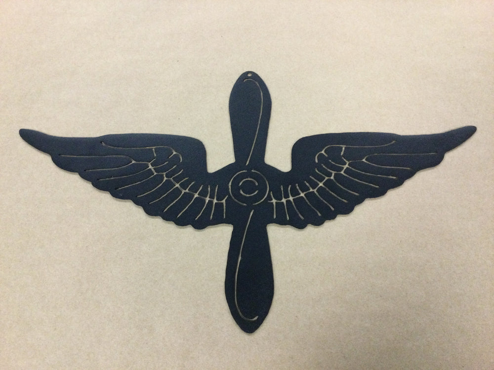 Army Aviation Insignia (Prop and Wing) Metal Wall Art