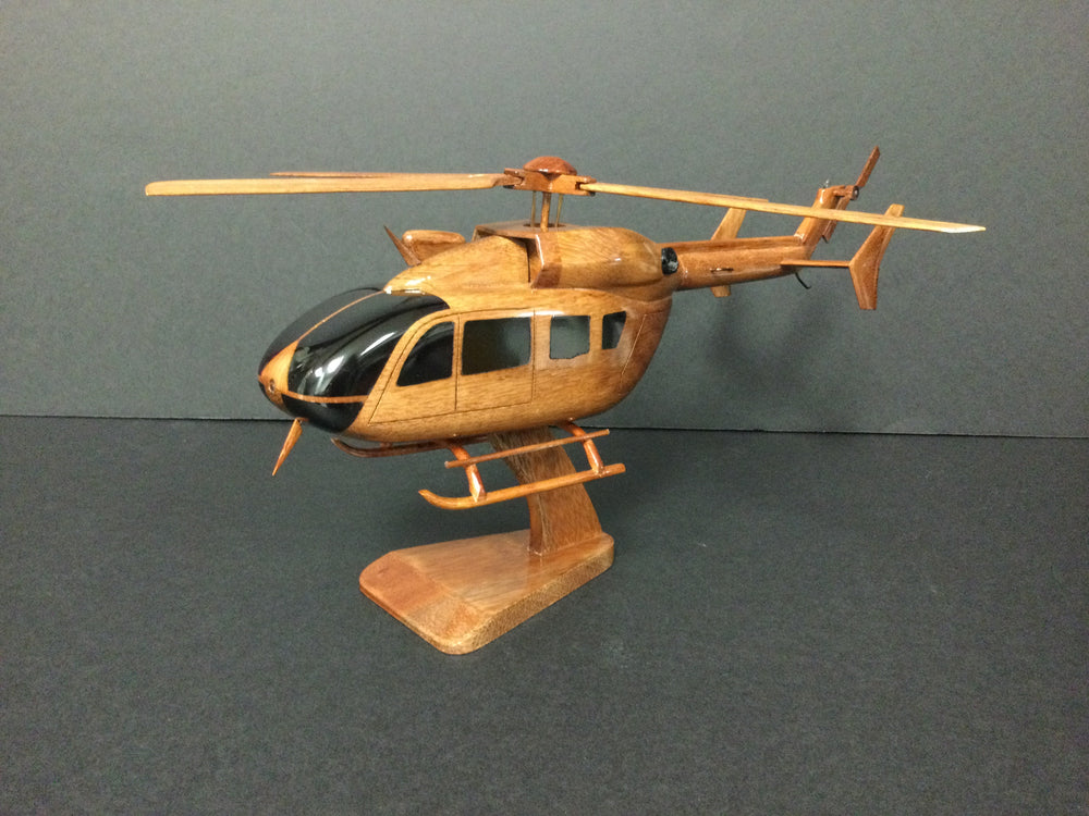 UH-72 Lakota Mahogany Wood Helicopter Model